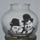 10 Zandschildering Stan Laurel en Oliver Hardy